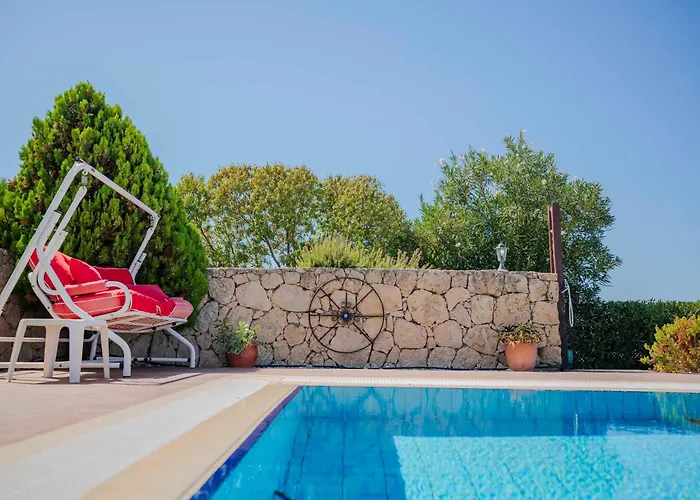 Georgina With Private Pool And Sea View ヴィラ Vavilas