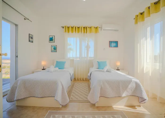 Georgina With Private Pool And Sea View Villa Vavilas